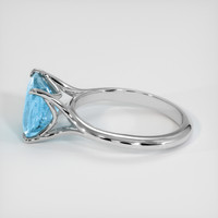 5.08 Ct. Gemstone Ring, 18K White Gold 4