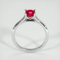 1.02 Ct. Ruby Ring, 18K White Gold 3