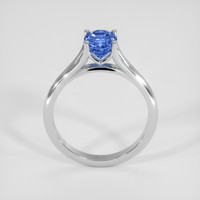 1.37 Ct. Blue Sapphire Ring, 18K White Gold 3
