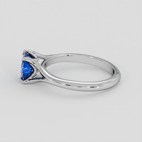 1.31 Ct. Blue Sapphire Ring, 18K White Gold 4