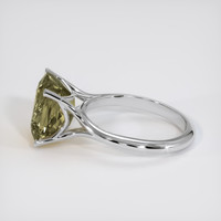 4.01 Ct. Bi Color Sapphire Ring, 18K White Gold 4