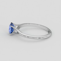 1.97 Ct. Blue Sapphire Ring, 18K White Gold 4