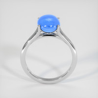 4.19 Ct. Blue Sapphire Ring, 18K White Gold 3