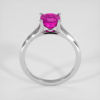 2.51 Ct. Pink Sapphire Ring, 18K White Gold 3