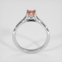 0.92 Ct. Padparadscha Sapphire Ring, 18K White Gold 3