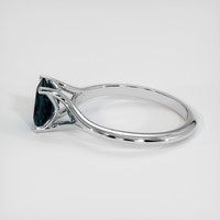 1.61 Ct. Color Change Sapphire Ring, 18K White Gold 4