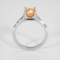 3.02 Ct. Padparadscha Sapphire Ring, 18K White Gold 3