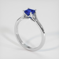 1.20 Ct. Sapphire Ring, 18K White Gold 2