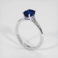 1.80 Ct. Sapphire Ring, 18K White Gold 2