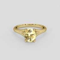 2.21 Ct. Yellow Sapphire Ring, 10K Yellow Gold 1