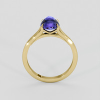 1.90 Ct. Blue Sapphire Ring, 10K Yellow Gold 3