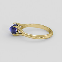 1.90 Ct. Blue Sapphire Ring, 10K Yellow Gold 4