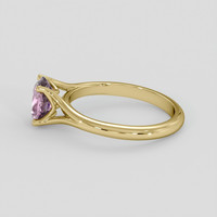 1.15 Ct. Pink Sapphire Ring, 10K Yellow Gold 4