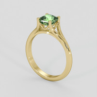 1.50 Ct. Yellowish Green Sapphire Ring, 10K Yellow Gold 2