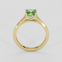1.50 Ct. Yellowish Green Sapphire Ring, 10K Yellow Gold 3