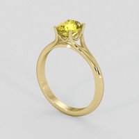 1.39 Ct. Yellow Sapphire Ring, 10K Yellow Gold 2