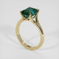 5.52 Ct. Bi Color Sapphire Ring, 10K Yellow Gold 2