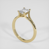 1.20 Ct. White Sapphire Ring, 10K Yellow Gold 2