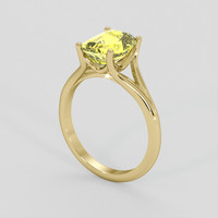 2.68 Ct. Yellow Sapphire Ring, 10K Yellow Gold 2
