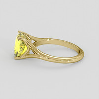 2.68 Ct. Yellow Sapphire Ring, 10K Yellow Gold 4