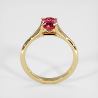 1.28 Ct. Pink Sapphire Ring, 14K Yellow Gold 3