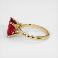 3.13 Ct. Ruby Ring, 14K Yellow Gold 4