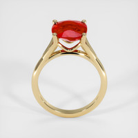 4.02 Ct. Ruby Ring, 14K Yellow Gold 3