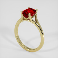 2.61 Ct. Ruby Ring, 14K Yellow Gold 2