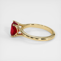 2.31 Ct. Ruby Ring, 14K Yellow Gold 4