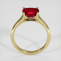 2.27 Ct. Ruby Ring, 14K Yellow Gold 3