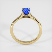 1.11 Ct. Blue Sapphire Ring, 14K Yellow Gold 3