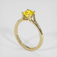 1.21 Ct. Yellow Sapphire Ring, 14K Yellow Gold 2