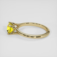 1.21 Ct. Yellow Sapphire Ring, 14K Yellow Gold 4