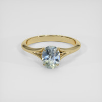 1.38 Ct. Bi Color Sapphire Ring, 14K Yellow Gold 1