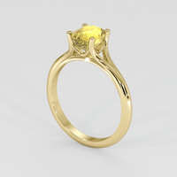 1.65 Ct. Yellow Sapphire Ring, 14K Yellow Gold 2