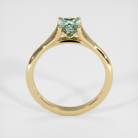1.00 Ct. Green Sapphire Ring, 14K Yellow Gold 3