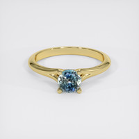 0.96 Ct. Bi Color Sapphire Ring, 14K Yellow Gold 1