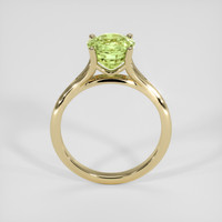 2.89 Ct. Greenish Yellow Sapphire Ring, 14K Yellow Gold 3