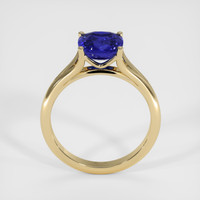 2.71 Ct. Blue Sapphire Ring, 14K Yellow Gold 3