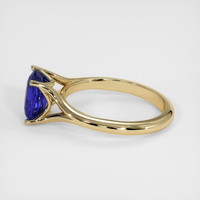 2.71 Ct. Blue Sapphire Ring, 14K Yellow Gold 4