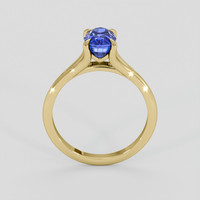 3.31 Ct. Blue Sapphire Ring, 14K Yellow Gold 3