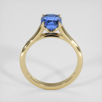 2.02 Ct. Blue Sapphire Ring, 14K Yellow Gold 3