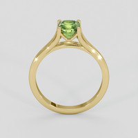 1.07 Ct. Yellowish Green Sapphire Ring, 14K Yellow Gold 3