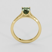 1.61 Ct. Yellowish Green Sapphire Ring, 14K Yellow Gold 3