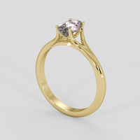 0.96 Ct. Padparadscha Sapphire Ring, 14K Yellow Gold 2