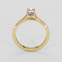 0.96 Ct. Padparadscha Sapphire Ring, 14K Yellow Gold 3