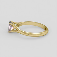0.96 Ct. Padparadscha Sapphire Ring, 14K Yellow Gold 4