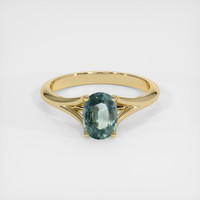 1.65 Ct. Sapphire Ring, 14K Yellow Gold 1