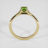 0.89 Ct. Green Sapphire Ring, 14K Yellow Gold 3