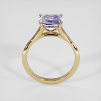 3.02 Ct. Purple Sapphire Ring, 14K Yellow Gold 3